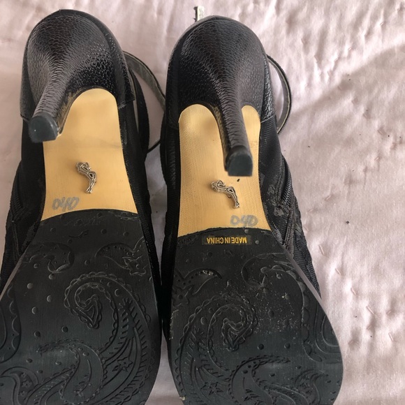 NWOT Dollhouse lace platform stilettos - Picture 6 of 7